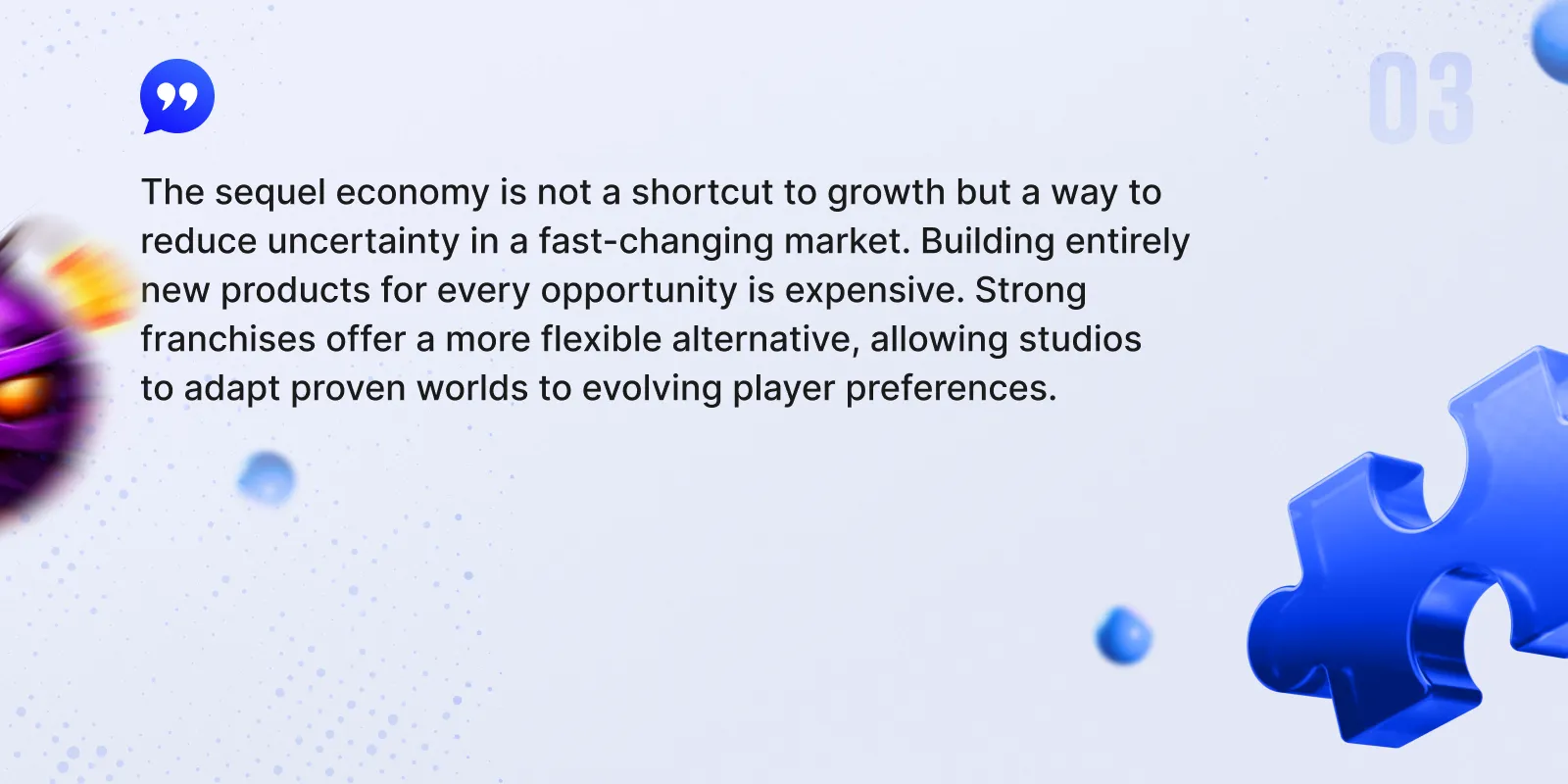 Reducing development risks through game universe creation — Quote by Ivan Shlapunov, Belatra Games
