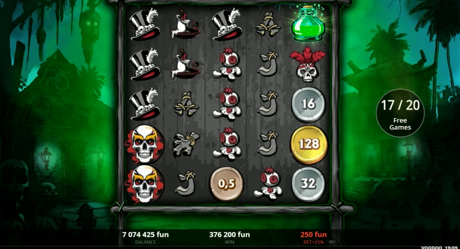 Voodoo Coins - Halloween Online Slot from Belatra Games