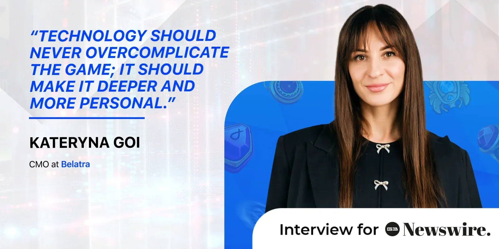 Chief Marketing Officer, Kateryna Goi, delivered a powerful message in G3 Magazine