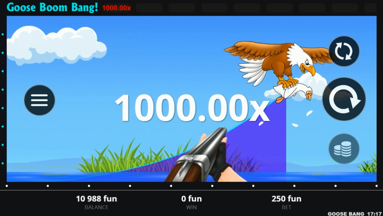 The first Belatra Crash Game - Goose Boom Bang!